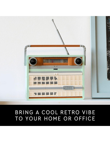 LEGO Icons Radio Retro 10334 - Set de Construcción Vintage