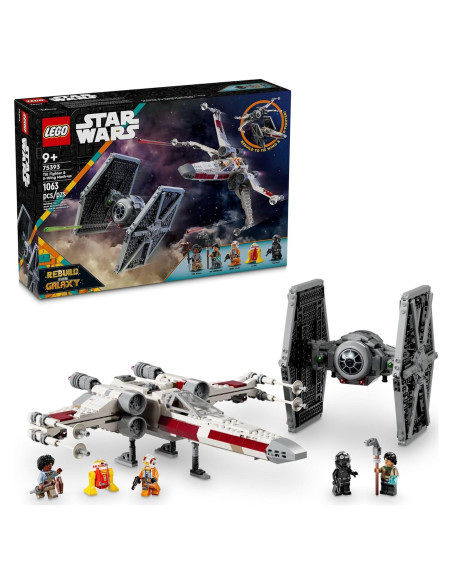 LEGO Star Wars TIE Fighter y X-Wing 75393 - 1063 Piezas