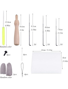 Kit de Aguja de Fieltro LOKUNN para Manualidades DIY 2