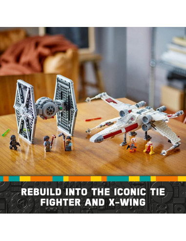 LEGO Star Wars TIE Fighter y X-Wing 75393 - 1063 Piezas
