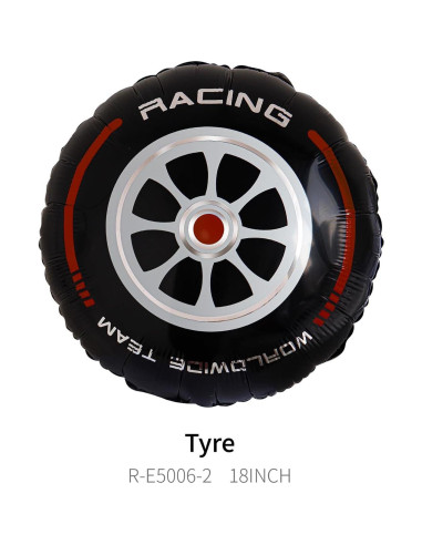 8 Globos Temáticos de Carreras MFYHMY para Fiesta Infantil