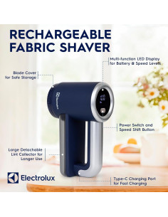Afeitadora de Telas Electrolux LX-300R Recargable LED 3 Velocidades 2