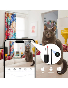 Cámara Oculta Mini DIY Fijawee HD 1080p WiFi Vigilancia 2