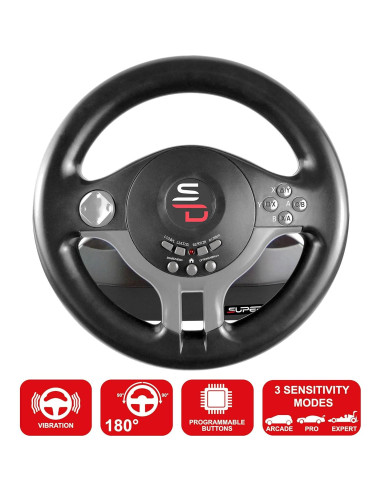 Volante de Carreras Subsonic SV250 con Pedales y Cambio