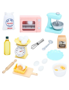 Accesorios de Cocina para Muñecas ONEST 26 Piezas Miniatura