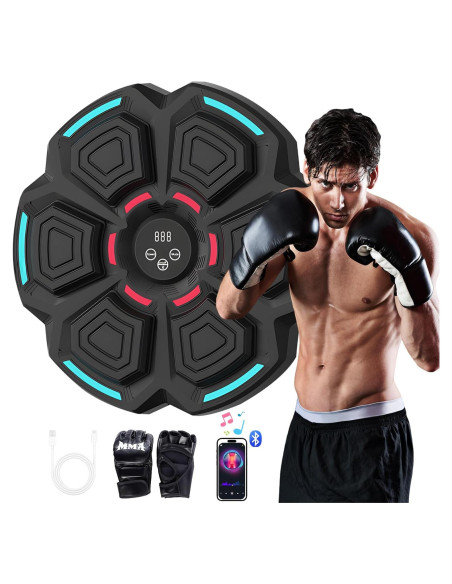 Máquina de Boxeo Musical Keyoung con Guantes - 40x40cm