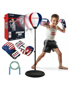 Saco de Boxeo de Pie Atlasonix para Niños 8-12 Años