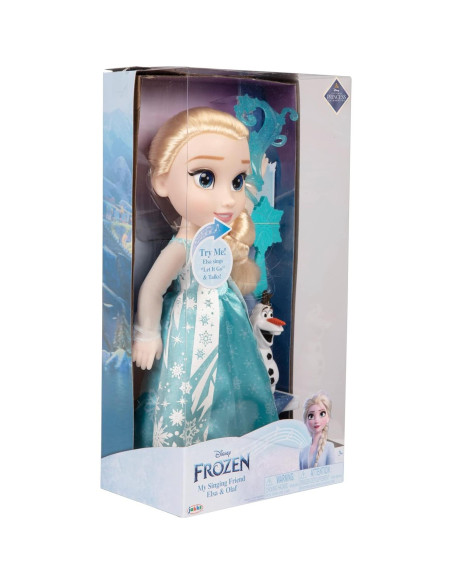 Muñeca Elsa Cantante Disney Frozen con Olaf y Accesorios