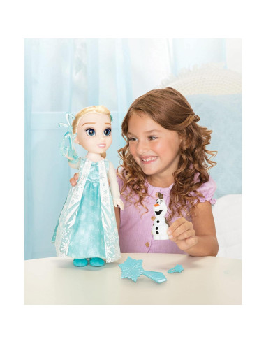 Muñeca Elsa Cantante Disney Frozen con Olaf y Accesorios