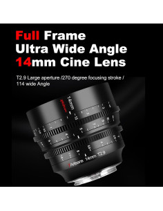 Lente de Cine 7artisans 14mm T2.9 para Sony E - Ultra Gran Angular 2