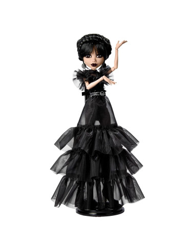 Muñeca Coleccionable Rave'N Wednesday Monster High - Vestido Gótico