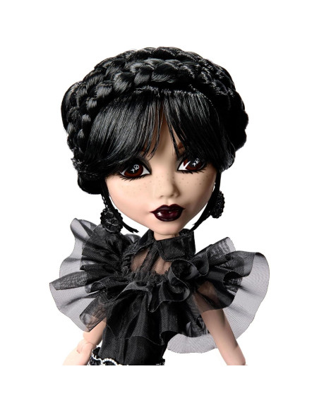 Muñeca Coleccionable Rave'N Wednesday Monster High - Vestido Gótico