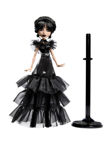 Muñeca Coleccionable Rave'N Wednesday Monster High - Vestido Gótico