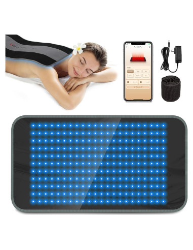 Almohadilla de Terapia de Luz Roja y Azul Comfytemp 61x30.5cm