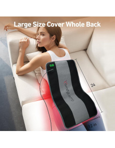 Almohadilla de Terapia de Luz Roja y Azul Comfytemp 61x30.5cm 2