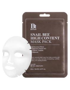 Mascarilla Facial Benton de Baba de Caracol y Veneno de Abeja - 10 Hojas