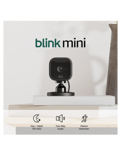 Cámara de Seguridad Interior Blink Mini HD 1080p - Negro
