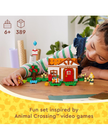 LEGO Visita a la Casa de Isabelle Animal Crossing 389 Piezas