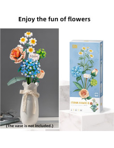 Mini Ramo de Flores ZIYOSTAR 680 Piezas DIY Decoración 2