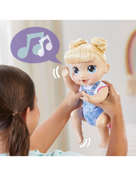 Muñeca Bebé Baby Alive Harper Hugs que Gatea 27 cm