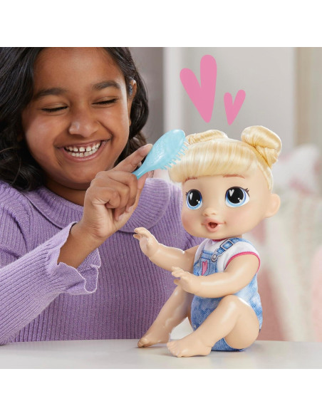 Muñeca Bebé Baby Alive Harper Hugs que Gatea 27 cm