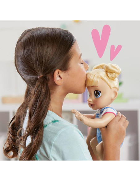 Muñeca Bebé Baby Alive Harper Hugs que Gatea 27 cm