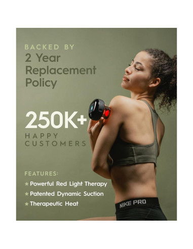 Masajeador de Ventosas REVO 4 en 1 Inteligente Alivio Dolor