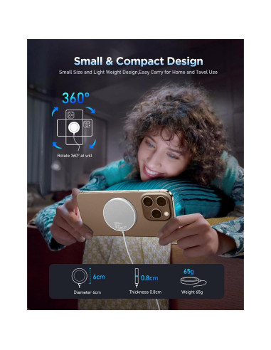 Cargador Inalámbrico Magnético Bohuma para iPhone 16/15/14/13/12