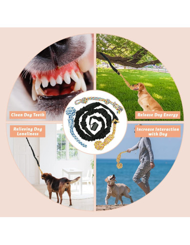 Juguete Interactivo para Perros XinYang Cuerda Bungee 140-260 cm