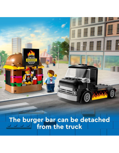 LEGO City Camión de Hamburguesas 60404 - Juguete para Niños
