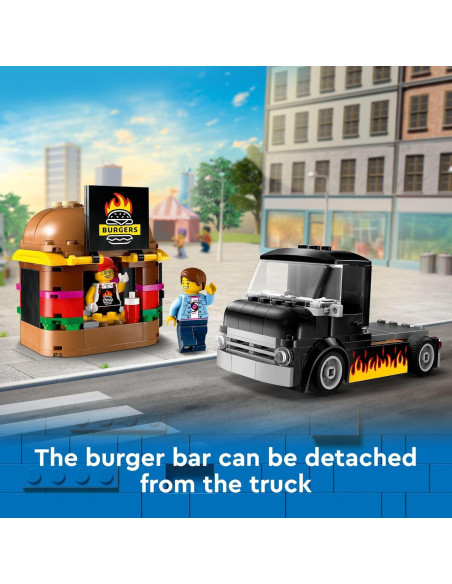 LEGO City Camión de Hamburguesas 60404 - Juguete para Niños