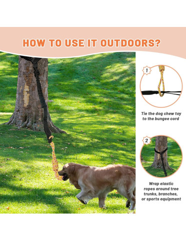 Juguete Interactivo para Perros XinYang Cuerda Bungee 140-260 cm