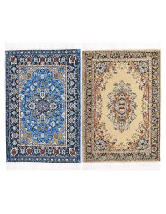 Alfombras Miniatura iLAND Vintage 15x10 cm para Casa de Muñecas