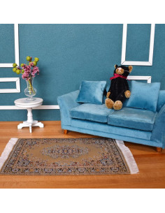 Alfombras Miniatura iLAND Vintage 15x10 cm para Casa de Muñecas 2