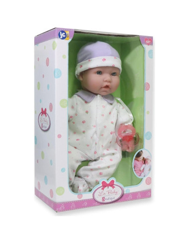 Muñeca La Baby JC Toys 40,64 cm Cuerpo Suave Morado
