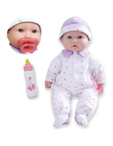 Muñeca La Baby JC Toys 40,64 cm Cuerpo Suave Morado