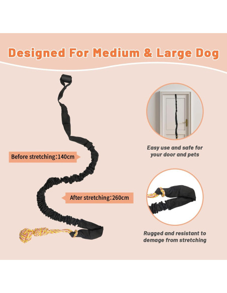 Juguete Interactivo para Perros XinYang Cuerda Bungee 140-260 cm