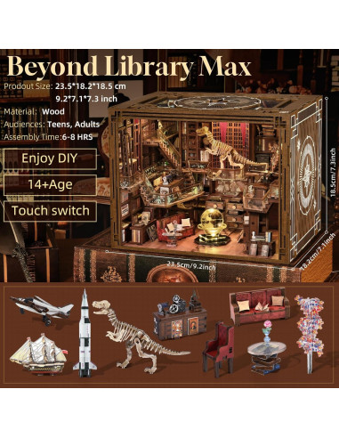 Kit de Rincón de Libros CCCDF Más Allá de la Biblioteca Max