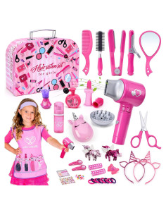 Conjunto de Juguetes de Salón de Belleza Lorfancy 49 Pcs