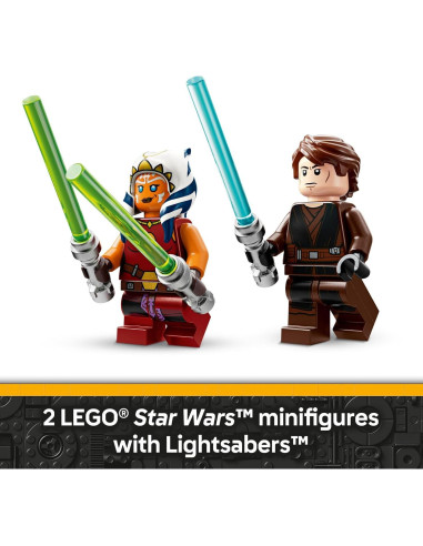 LEGO Star Wars Interceptor Jedi Ahsoka 290 Piezas 8+