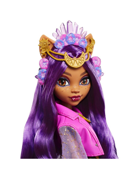 Muñeca Clawdeen Wolf Monster High Monster Fest con accesorios
