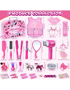 Conjunto de Juguetes de Salón de Belleza Lorfancy 49 Pcs 2