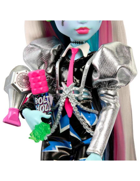 Muñeca Monster High Mattel Frankie Stein Rockstar con Accesorios