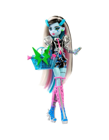 Muñeca Monster High Mattel Frankie Stein Rockstar con Accesorios