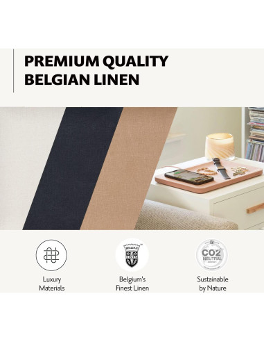 Cargador Inalámbrico Courant Catch:3 Lino Camel 10W