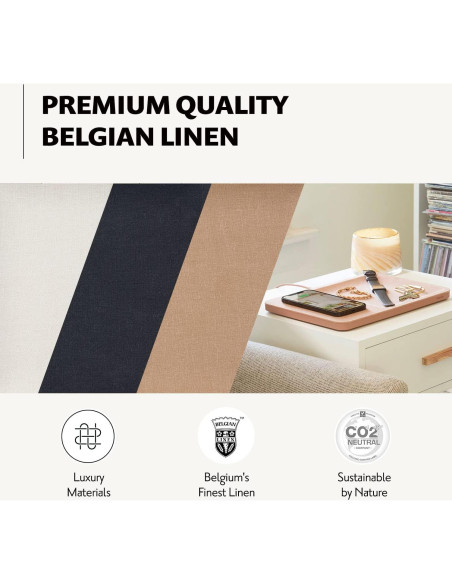 Cargador Inalámbrico Courant Catch:3 Lino Camel 10W