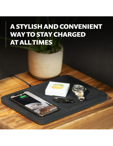 Cargador Inalámbrico Courant Catch:3 Lino Camel 10W