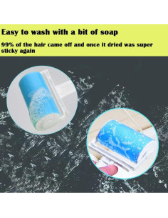 Rodillo Quitapelusas Lavable MINRGZEE 3 Paquetes para Mascotas 2