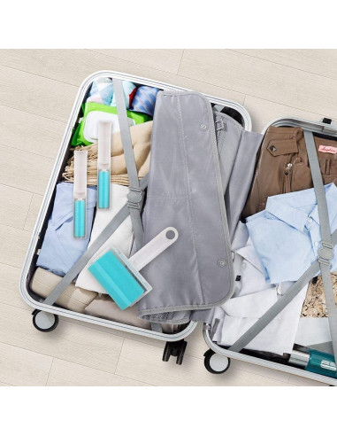 Rodillo Quitapelusas Lavable MINRGZEE 3 Paquetes para Mascotas