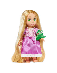 Muñeca Rapunzel Disney 40 cm Posable con Pascal